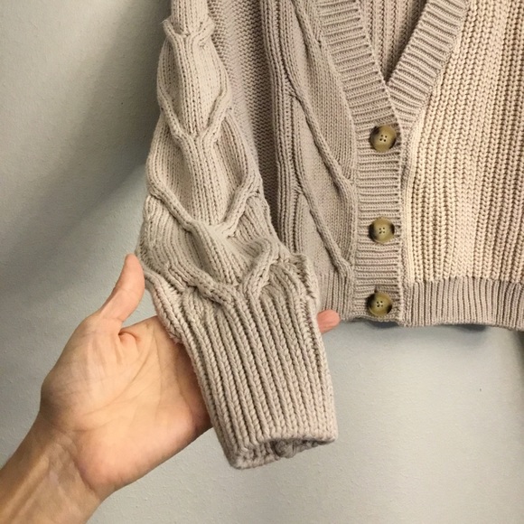 Truth Soul Armor Multi-Knit Cardigan Sweater Size S - Picture 8 of 13